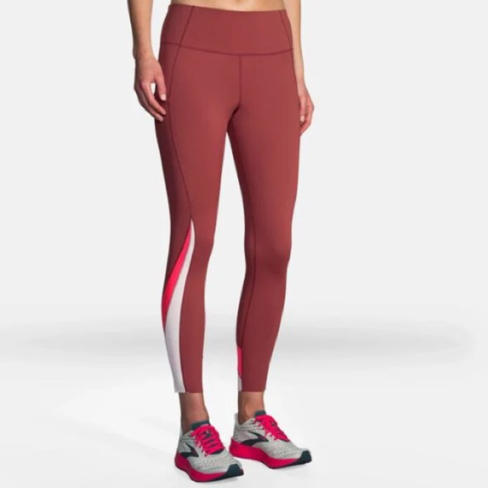 Brooks NEW Method 7/8 Running Tight with pockets Terracotta